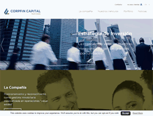 Tablet Screenshot of corpfincapitalrealestate.com